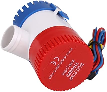 Mini Power Small Pump Automatic Boat Bilge Pump 1100GPH Submersible Bilge Sump with Float Switch