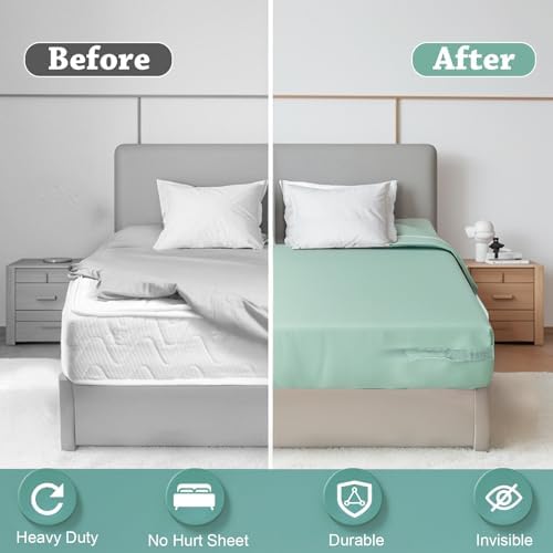 Bed Sheet Holders with Lock Strips for All Mattress Sizes