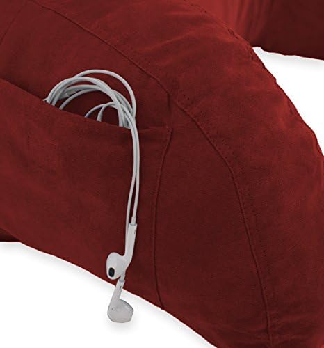 Perfect Back Support Microsuede Bed Rest Pillow