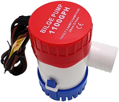 Mini Power Small Pump Boat Bilge Pump 12V24V 1100GPH 750GPH Submersible
