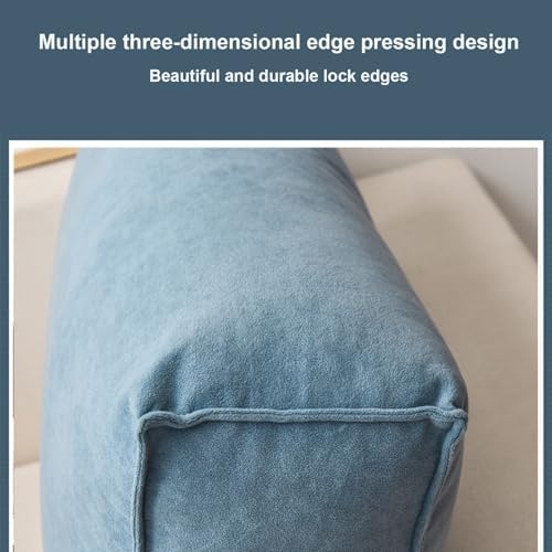 Rectangular Headrest Pillow for Bed and Sofa Comfort