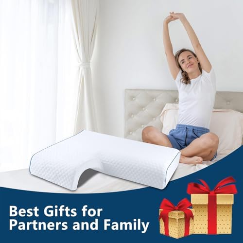 Perfect Memory Pillow for Couples - No Sq Tiredness