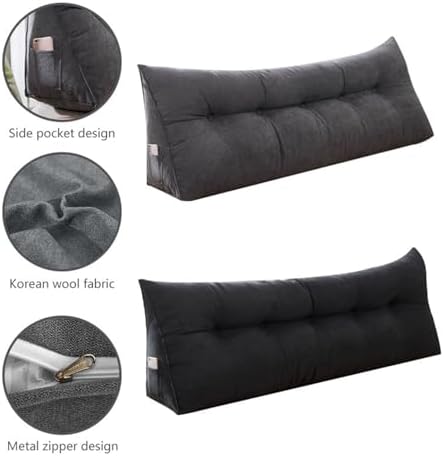 Large Long Backrest Positioning Support Bolster Cushion for Daybed