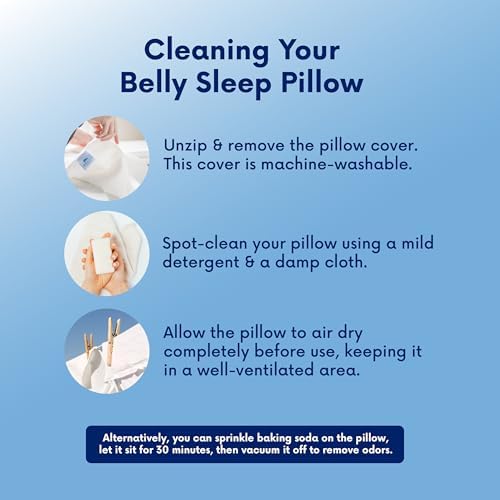 Stomach Sleeper Pillow for Cooling Comfort