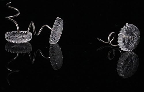 Mini Skater 30 Pc Clear Head Twist Pins for Upholstery and Slipcovers
