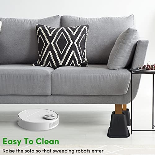 DEDU Bed Risers 6 Inch Heavy Duty 9 Pack Black