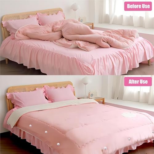 Durable Reusable Duvet Clips with Storage