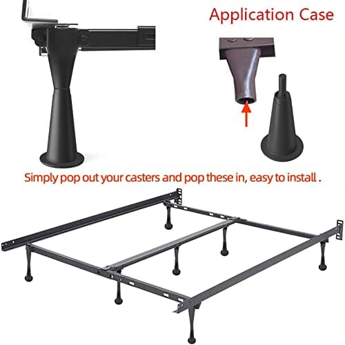 Ironwork 6-Piece Premium Bed Frame Risers