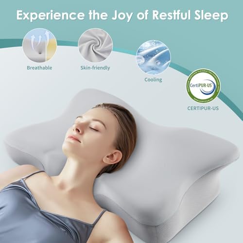 Ergonomic Memory Foam Neck Pillow