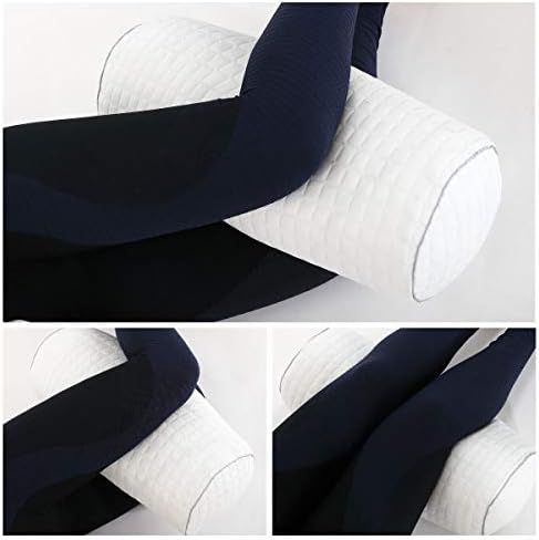 Back Side Sleepers Must-Have Roll Pillow with Cooling Coverage - Relief Your Lower Back Pain withAdjustable Support
