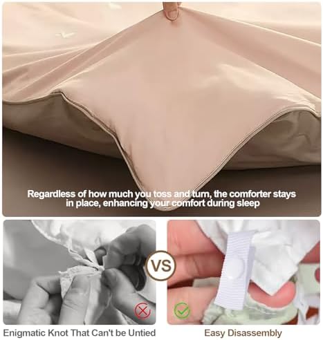 KIBBEH 16-Piece Duvet Fastener Set