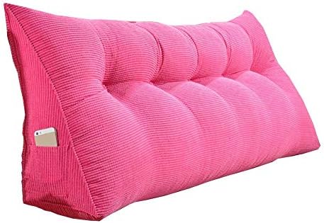 Relax in Style TriangularShape Comfort Pillow for Reading relaxation on Twin Bed