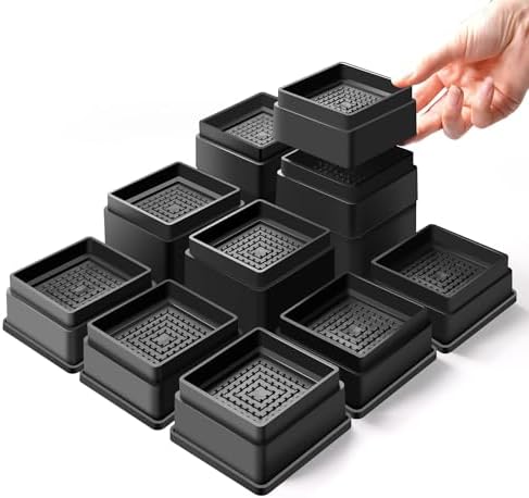 Sunifier Bed Risers Heavy Duty Adjustible 1-4 inch