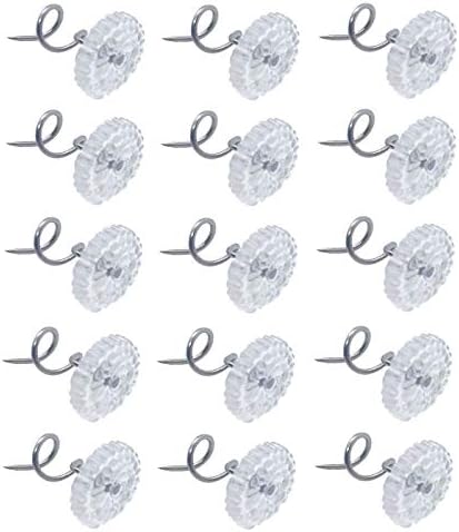 Markeny 200 Piece Bed Skirt Pins with Twist Heads