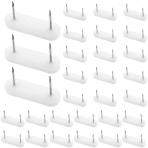 30PCS Plastic Head Double Pins for Furniture Chairs