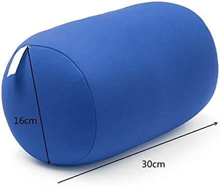 Emivery Microbead Bolster Squishy Neck Support Roll Pillow for Reducing Back Pain