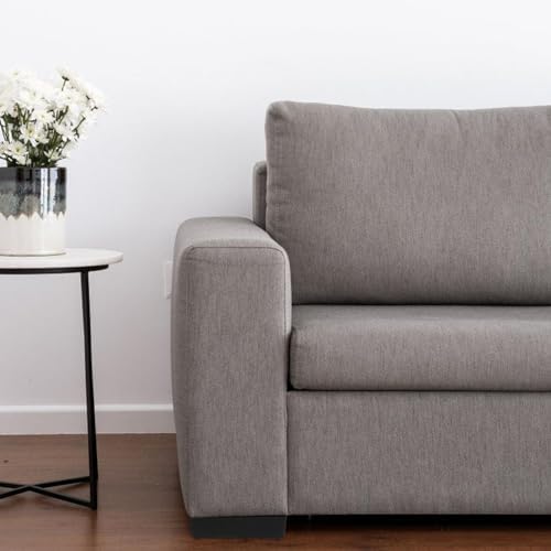 Black Plastic Bed Risers Set of 4 5cm Height Sturdy Support for Sofa Bed or Desk