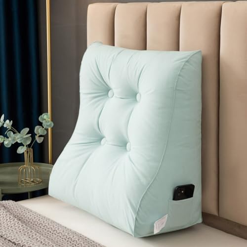 Curved Resting Pillow with Washable Cover for Bed bpy