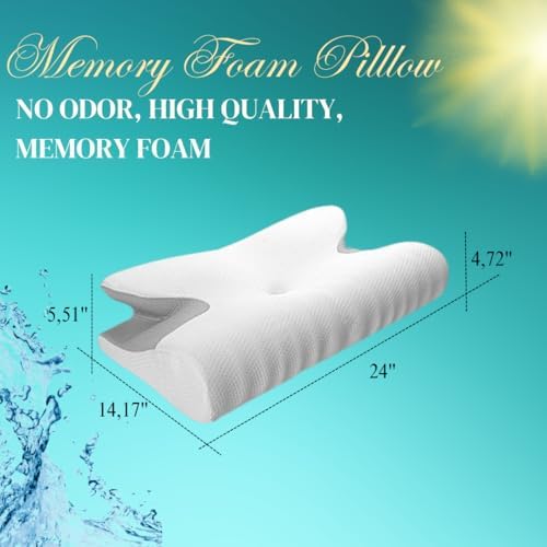 Enhance Sleep with Ergonomic Memory Foam Pillow