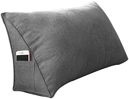 Brahmihita Headboard Wedge Pillow Detachable Washable Reading Support