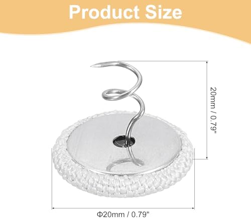 Adjustable 12-Piece Bed Skirt Tack Pins