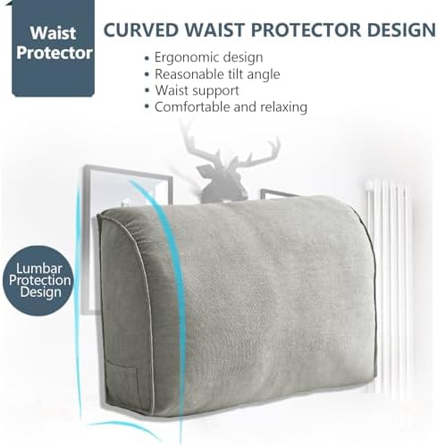 Extra Thick Sofa Back Pillow for Reading