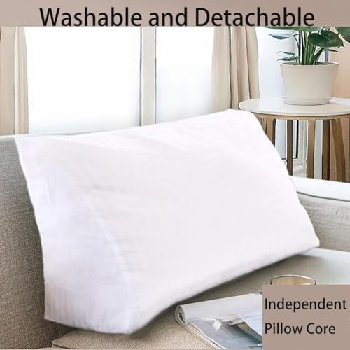 Triangle reading pillow with back support