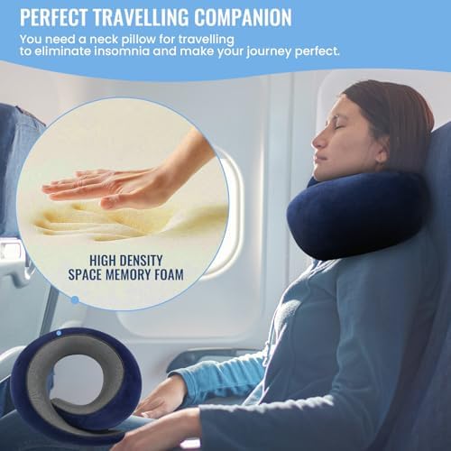 Adjustable Ergonomic Memory Foam Snail Neck Pillow