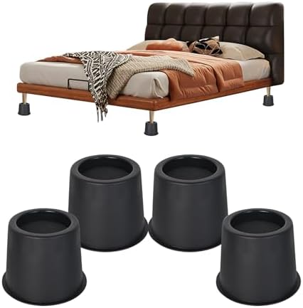 4-Inch Sturdy Bed Risers Under Bed Storage