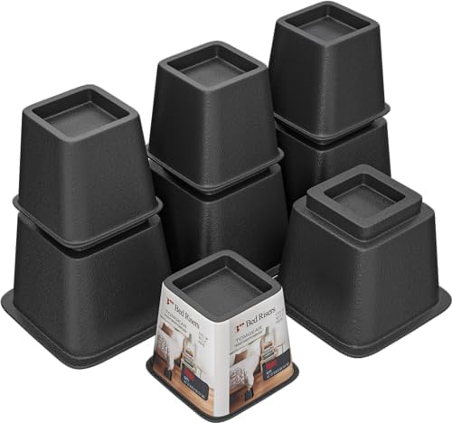 TomGear 8-inch Bed risers - Heavy Duty Stackable
