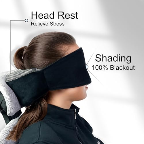 Travel Neck Pillow for Long Flights Gentle Support Ergonomic Design