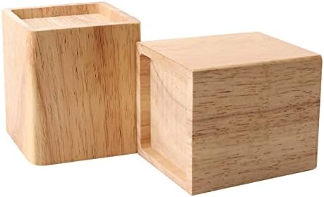 Sturdy Elegant Wood Bed Risers Add Storage Space to Your Bed