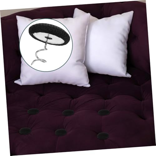 Compact Twist Pins for Bedskirts Slipcovers with Fabric Cover