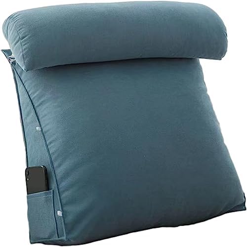 COZMAX Adjustable Triangular Bed Wedge Pillow Back Support Cushion with Removable Washable Cover