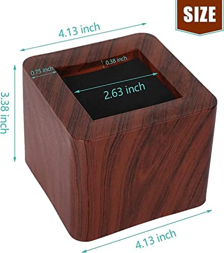 Set of 4 3-Inch Bed Risers Heavy Duty Stylish for Heavy Furniture