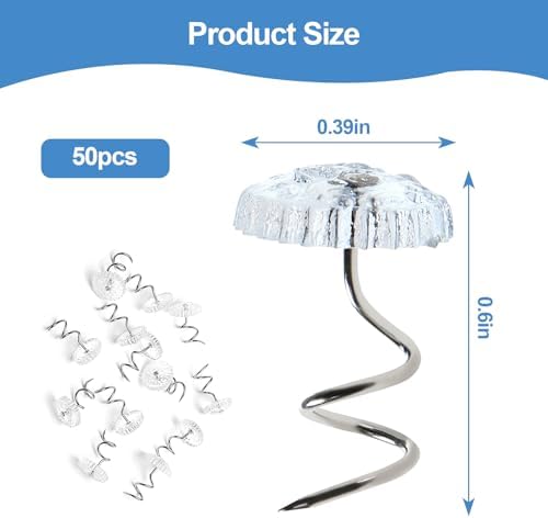 50-Piece Bed Skirt Pins for Sofa Covers Car Insulations