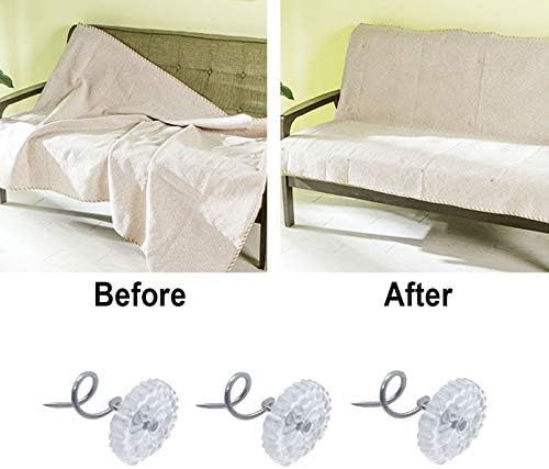 Markeny 200 Piece Bed Skirt Pins with Twist Heads