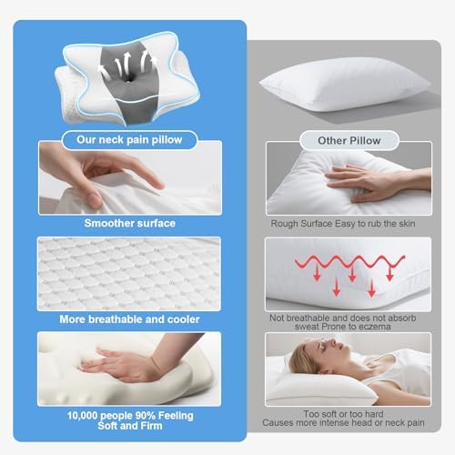 OerdohDreamers Relief Pillow for Neck Pain Relief