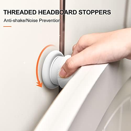 Adjustable Bed Risers White