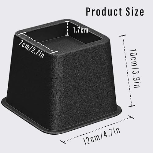 3-Inch Bed Risers for Sofa Chair Desk