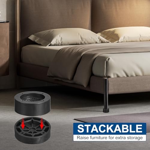 4 Set 1300 Lbs Adjustable Bed Risers