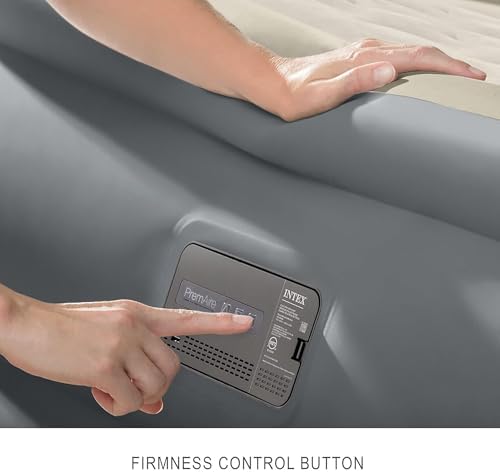Intex PremAire II Luxury Air Mattress with Electric Pump Queen Size Elevated Bed