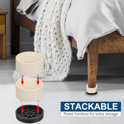 Adjustable Bed Risers 4 Set