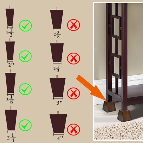 Elevate Style with Sopicoz Wooden Furniture Risers Brown Pyramid