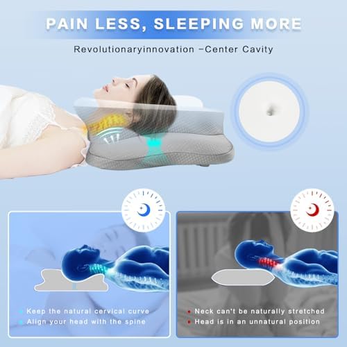 Adjustable Ergonomic Pillow for Neck Support
