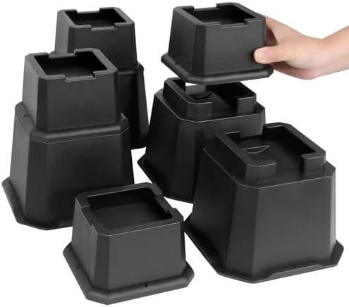 Adjustable Bed Riser Elevator - Shouwuhho Best Bed riser for Sofa Couch Table Raise Save Space