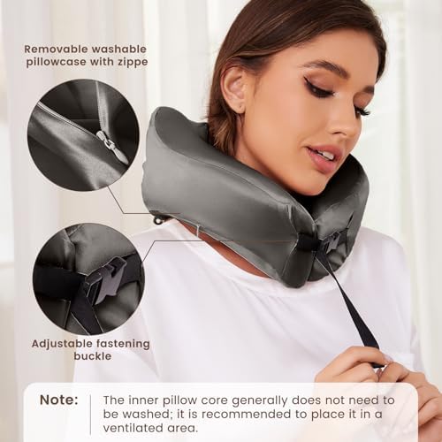Natural Silk Neck Pillow for Air Travel