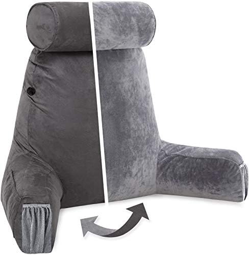 Adjustable Memory Foam Husband Pillow with Detachable Neck Roll