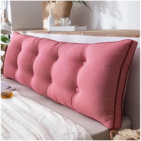 Rectangular Headboard Reading Body Pillow Back Support Bolster for Bed Sofa