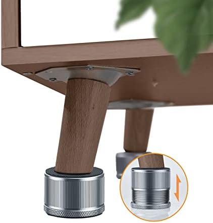 Nedeia Bed Risers Heavy Duty Self-Adhesive Durable Bed risers Set of 4 from 09-17 inches Support 2200 lbs